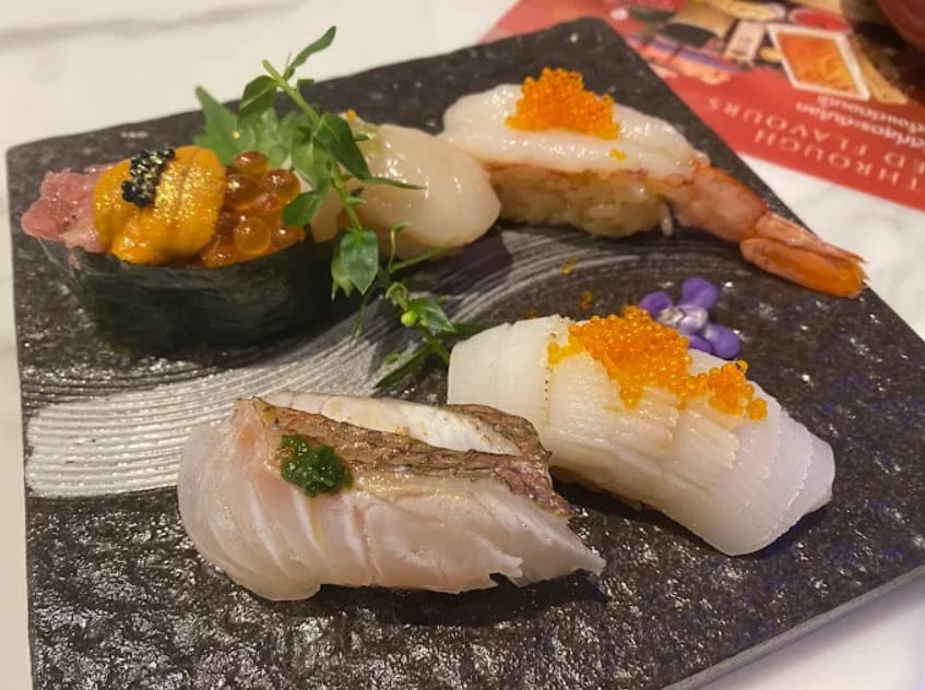 料理：見た目も楽しめるSUSHI SEKIの握り寿司