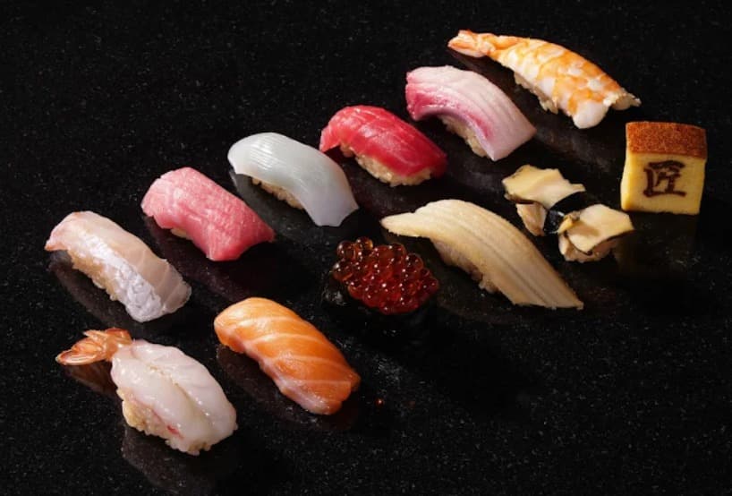 料理：細部に至るまで仕事が光る寿司十番 本店 SUSHI JUBAN Asok Branchの握り寿司
