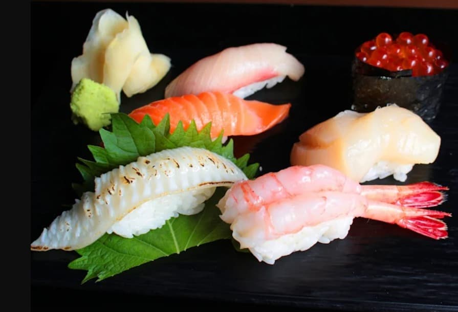 料理：クオリティの高い定食のどらやの握り寿司