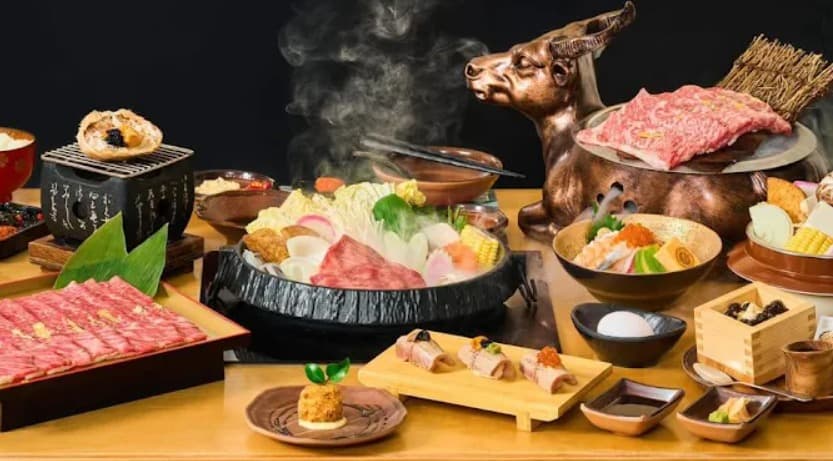 店内：新感覚のこだわり出汁で味わうゆずすきの鍋セット