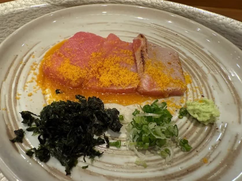 料理：鮮度管理のもと直送される割烹 智のコース料理