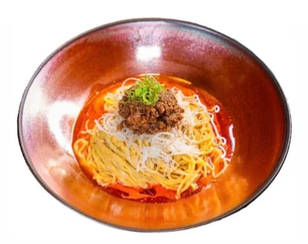 料理：辛味と旨味を楽しめるRAMEN KAISUGI Bangkokヴィーガン汁なし担担麵