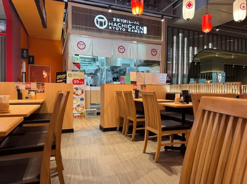店内：京都TORIらーめん HACHICKEN