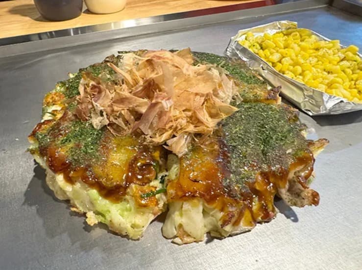 料理：具材を選べるSEIRYU 久留米らーめん お好み焼き青龍 Phrom Phongのお好み焼き