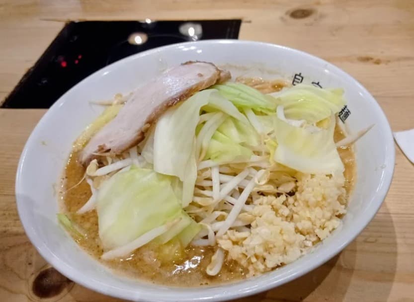 料理：自家製の極太麺がスープに絡むRamen Tsukemen GO GOのラーメン