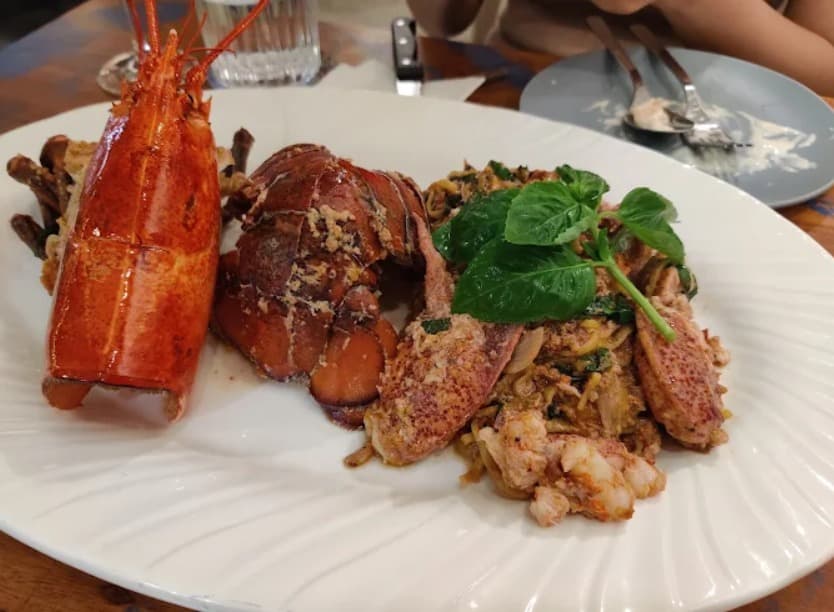 料理：火入れやソースにもこだわったLobster Main Kitchenのロブスター